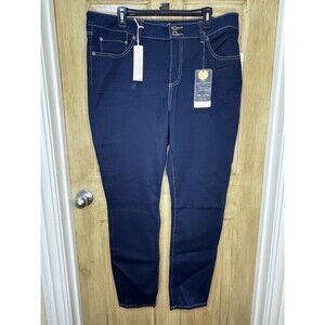 Lucky Brand Emma Legging Skinny Jeans Size 18 NWT $89 Dark Miracle Stretch Plus
